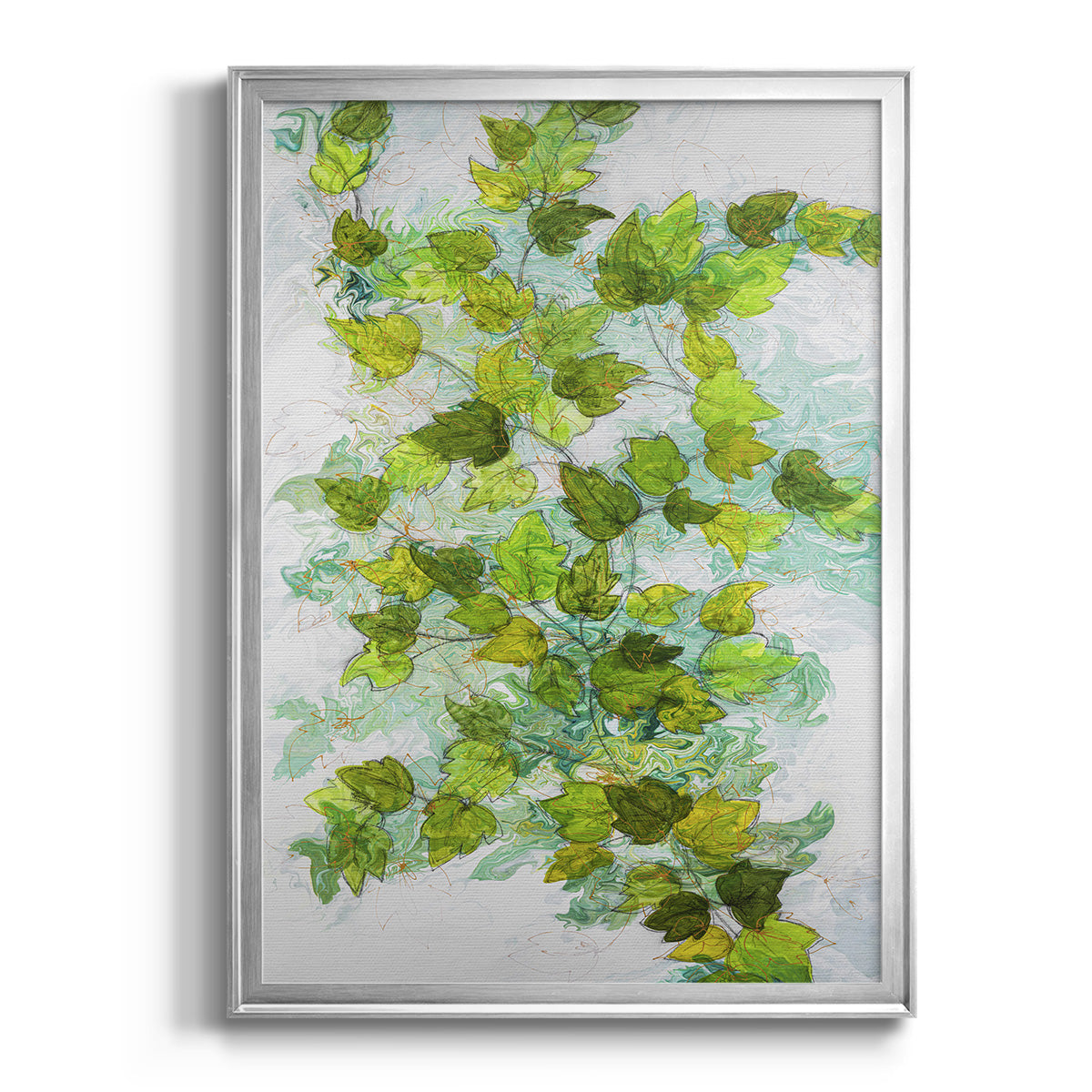 Ivy - Modern Framed Canvas Print
