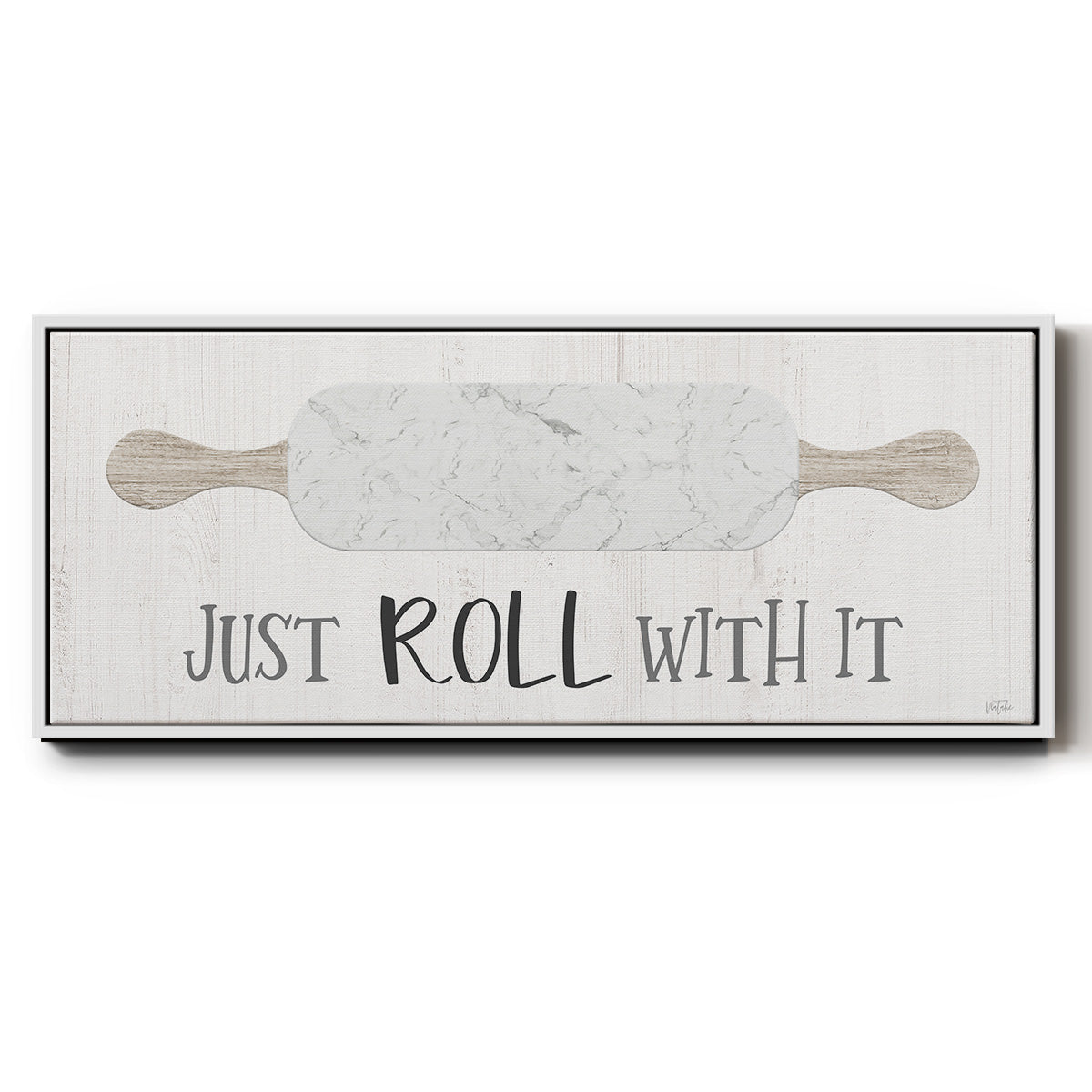 Roll With It - Floater Framed Canvas Print