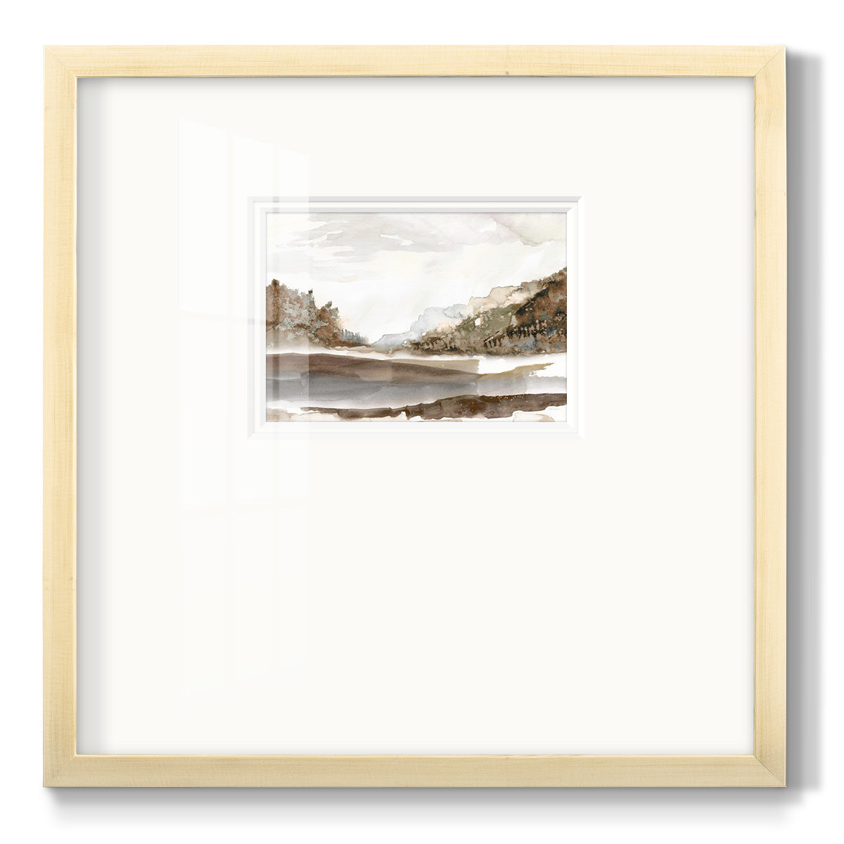 Mountain Time Premium Framed Print Double Matboard