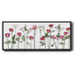 Rouge Moderne Panel - Floater Framed Canvas Print