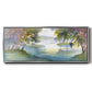 Meandering Lake I - Floater Framed Canvas Print