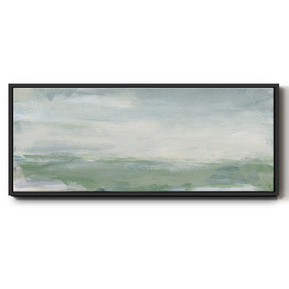 Coastal I - Floater Framed Canvas Print