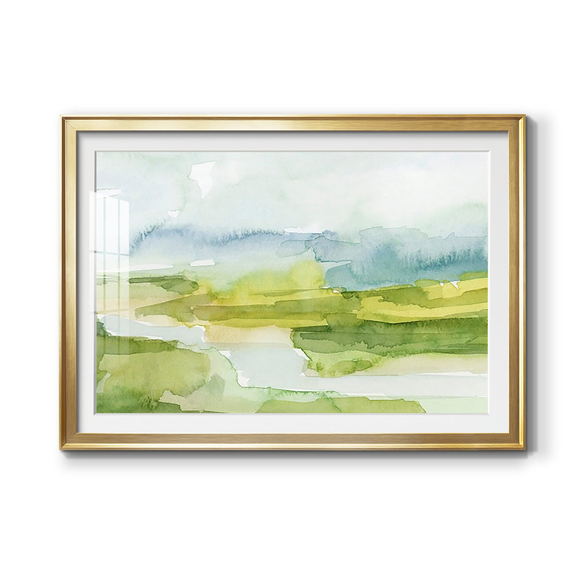 Watery Lowlands I Premium Framed Print - Ready to Hang