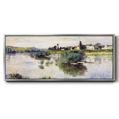 The Seine at Lavacourt, 1878 - Floater Framed Canvas Print