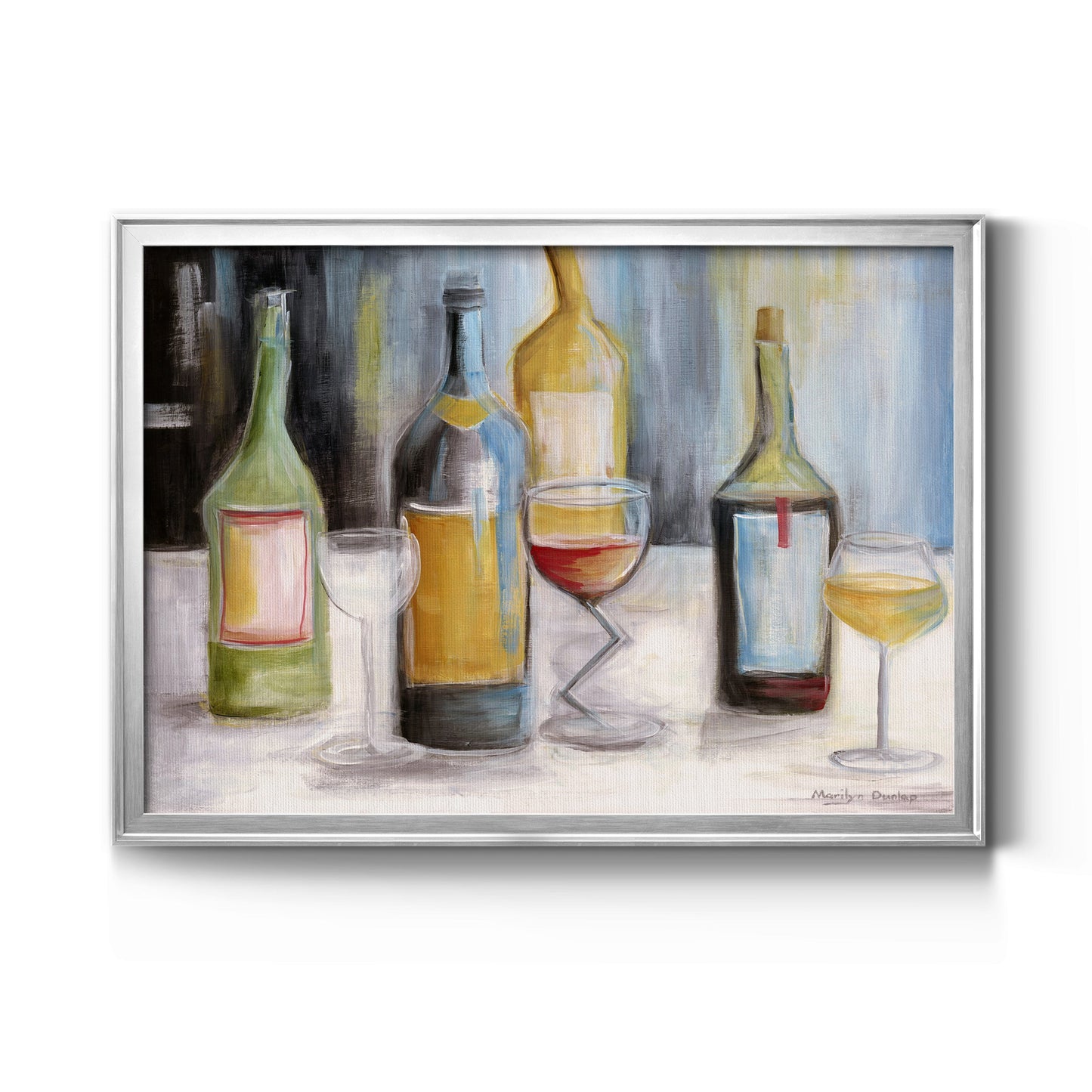 Wine Tasting Premium Classic Framed Canvas - Ready to Hang