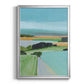 Bright Colored Countryside III - Modern Framed Canvas Print