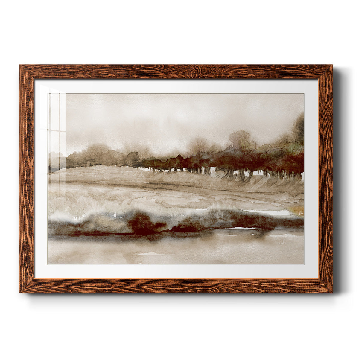 Season of Fall - Barnwood Framed Art Print