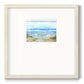 Seaside Escape Premium Framed Print Double Matboard