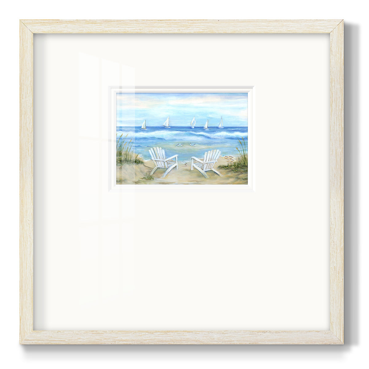 Seaside Escape Premium Framed Print Double Matboard