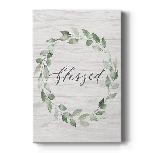 Blessed Wreath Premium Gallery Wrapped Canvas - Ready to Hang