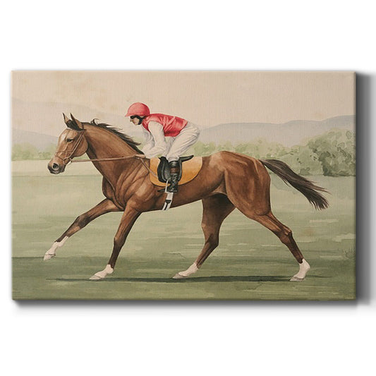 Vintage Equestrian I - Canvas Art Print