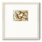 Neutral Wall Flower II - Double Matboard Framed Print