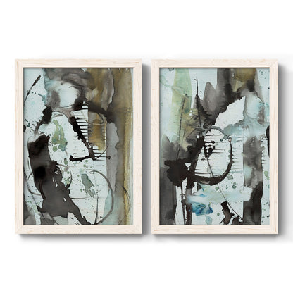 Lyrical Abstract I - Premium Framed Canvas 2 Piece Set - Ready to Hang