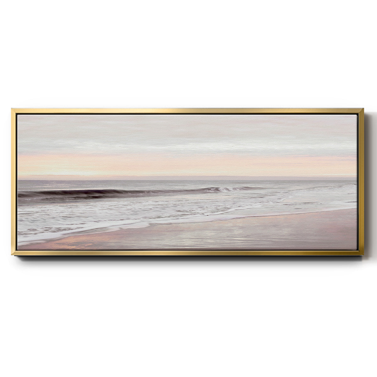 Dawn on the Horizon I - Floater Framed Canvas Print
