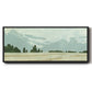Farmland Study I - Floater Framed Canvas Print