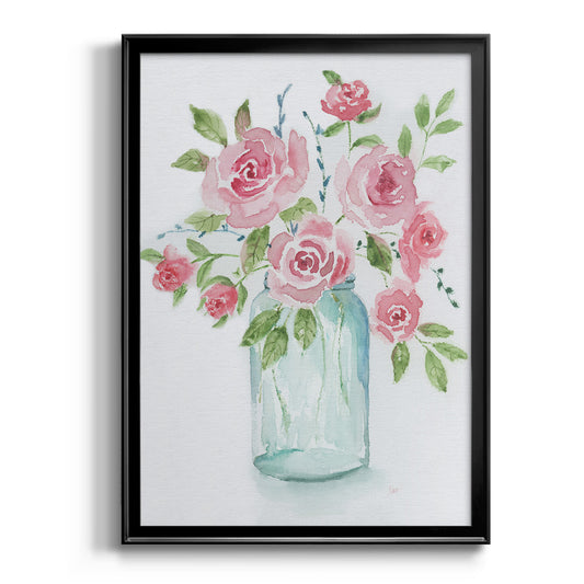 Adorable II - Modern Framed Canvas Print