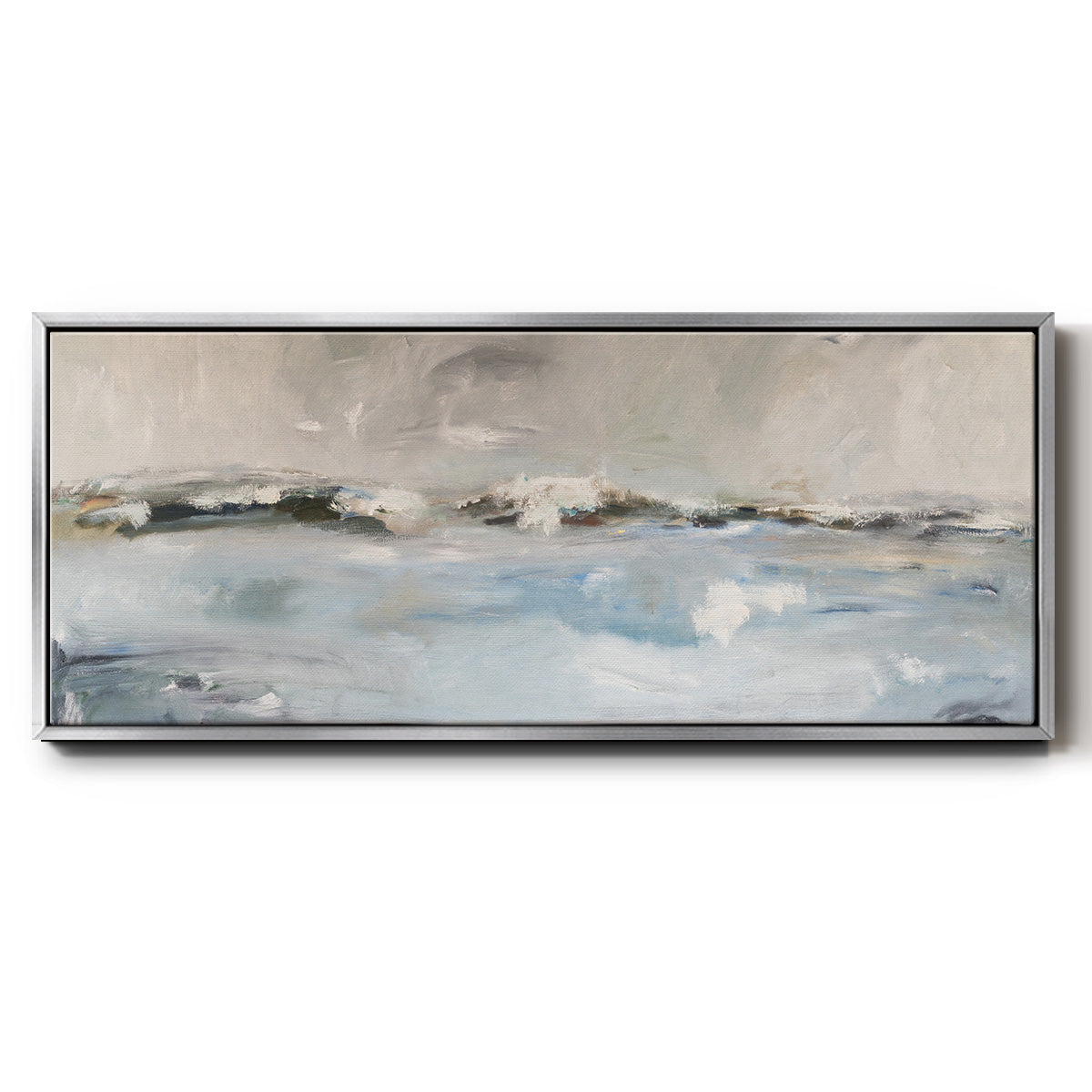 Surf Sans Turf - Floater Framed Canvas Print