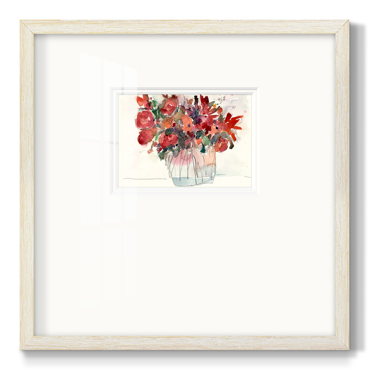 The Small Bunch I Premium Framed Print Double Matboard