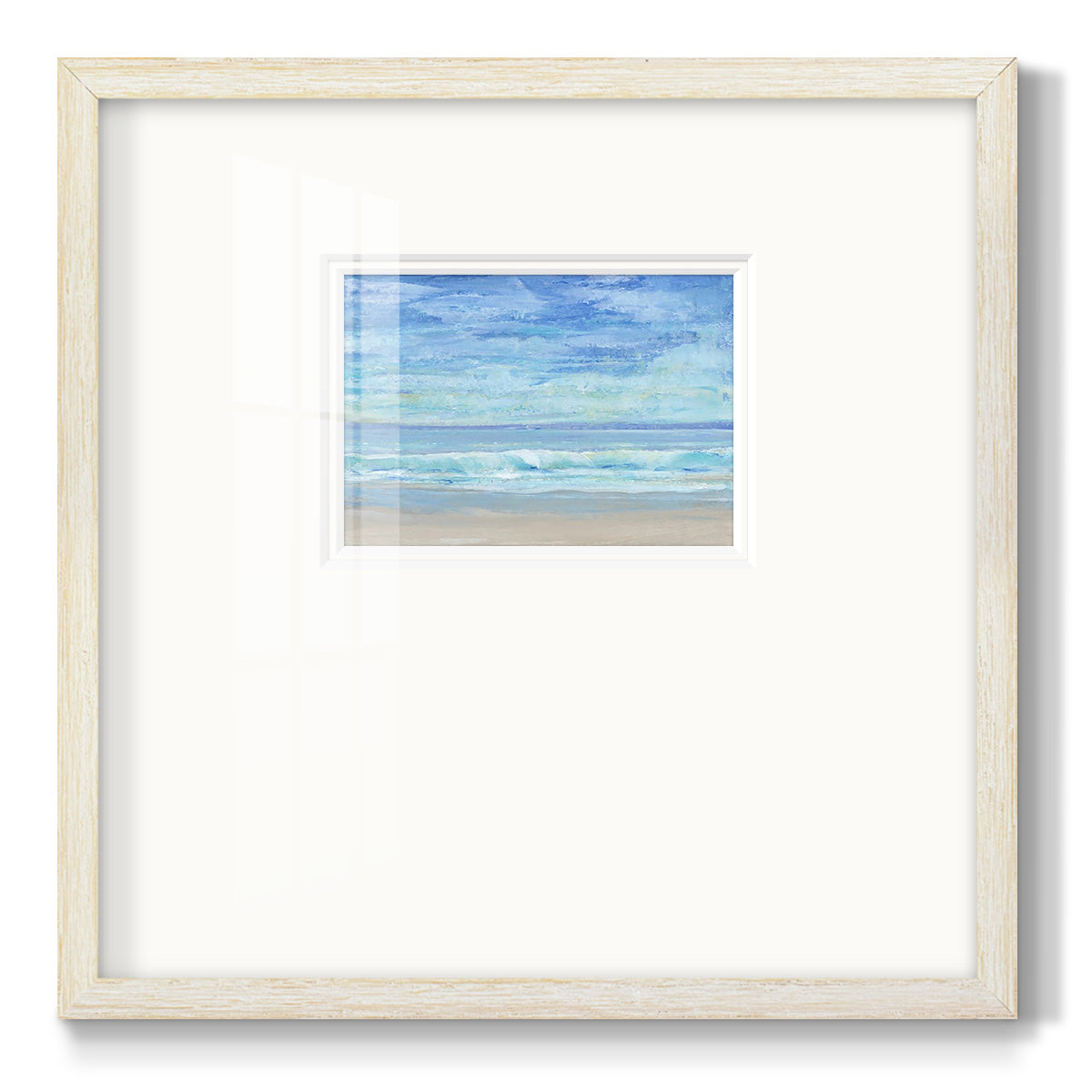 Rolling Surf I Premium Framed Print Double Matboard