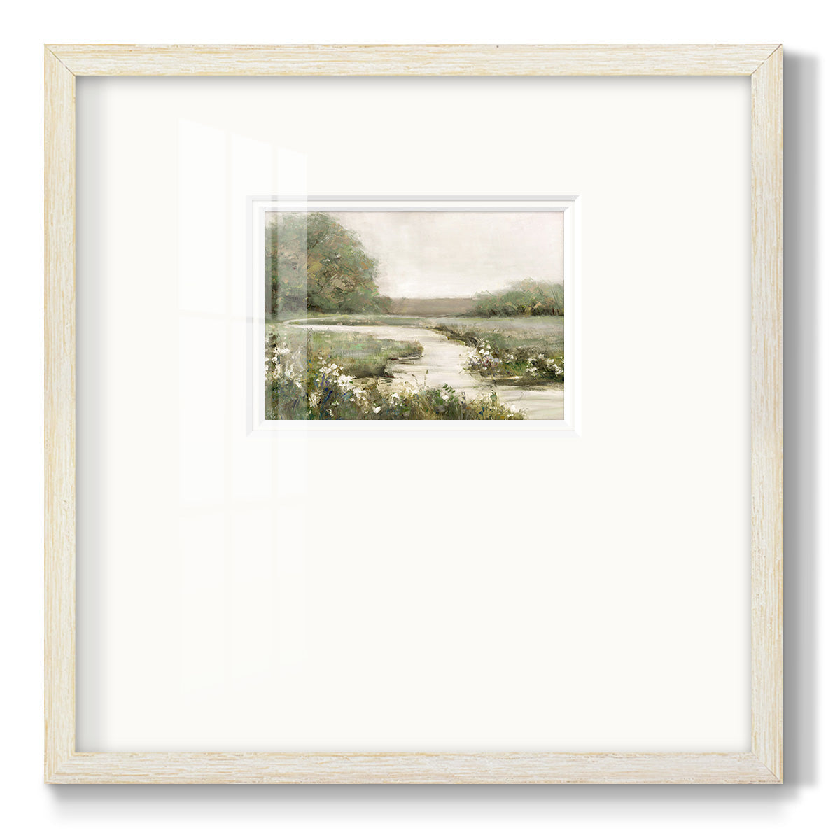 Quiet Path - Double Matboard Framed Print