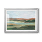 Autumn River Crossing I - Modern Framed Art Print