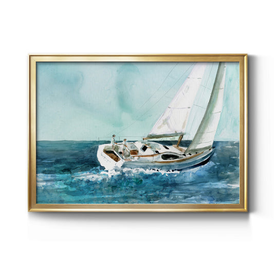 Delray Sail Premium Classic Framed Canvas - Ready to Hang