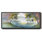 Meandering Lake I - Floater Framed Canvas Print