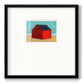 Big Red One IV - Double Matboard Framed Print