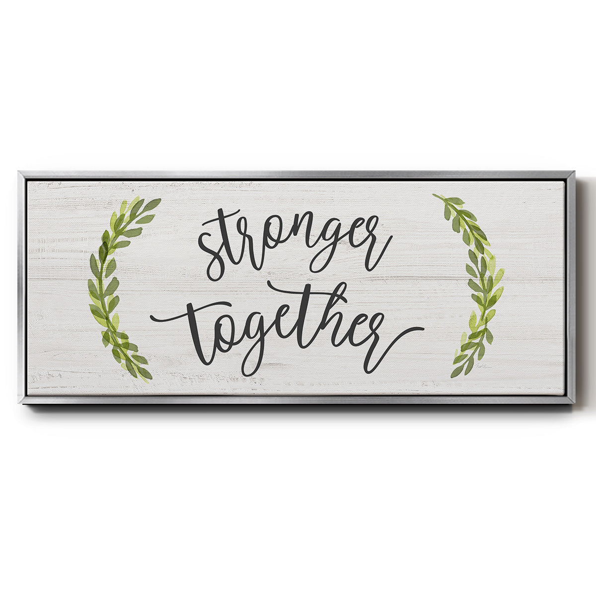 Stronger Together - Floater Framed Canvas Print