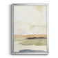 Slate Movement II - Modern Framed Canvas Print