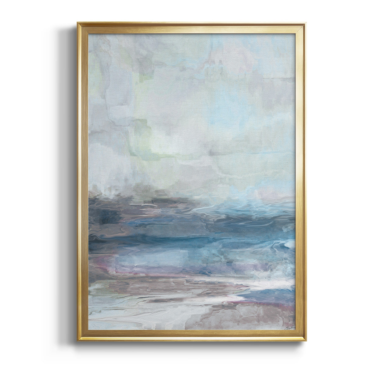 Valle Azzurra - Modern Framed Canvas Print