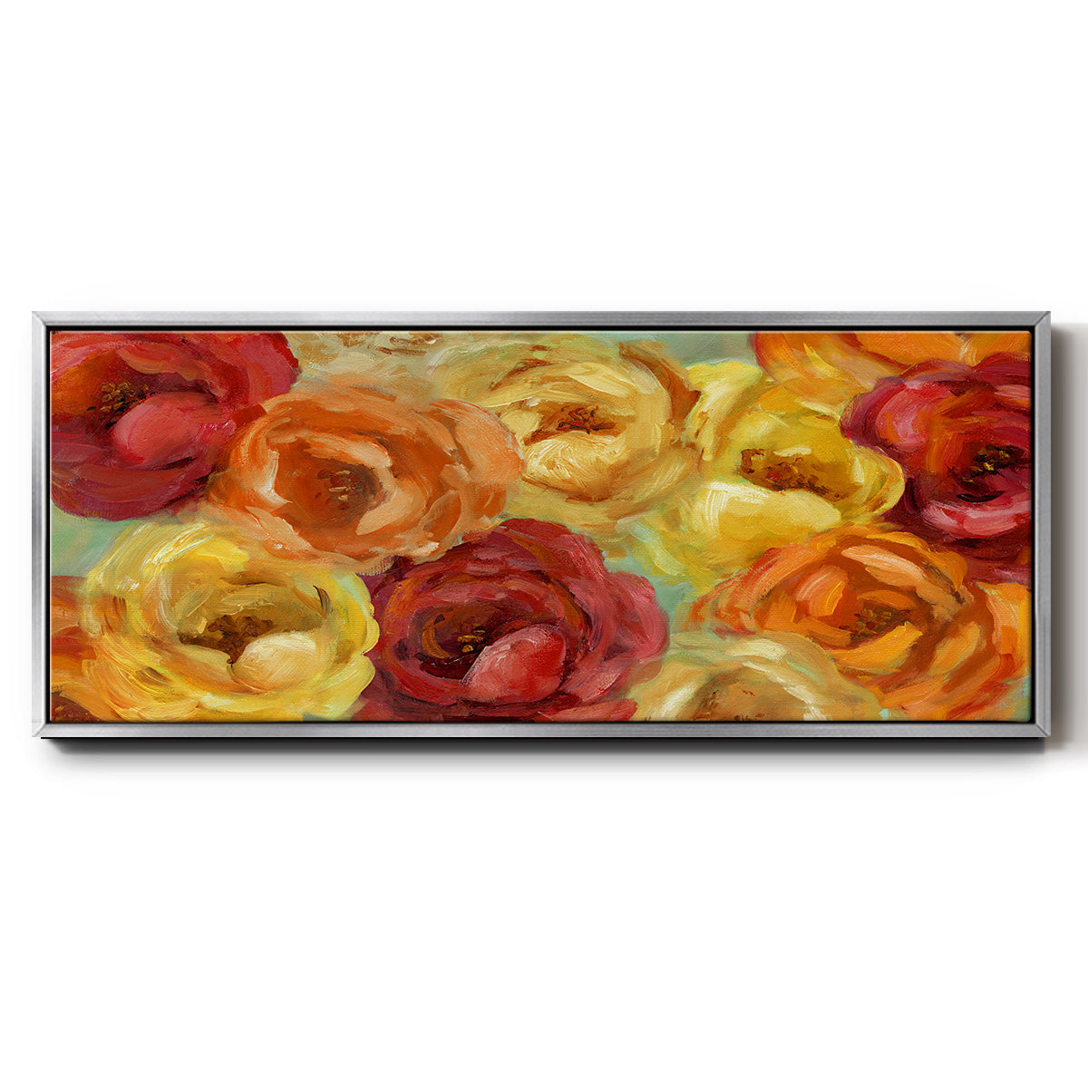 Peak of Summer - Floater Framed Canvas Print