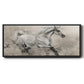 Majestic Stallion I - Floater Framed Canvas Print