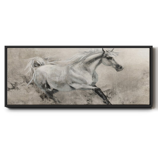 Majestic Stallion I - Floater Framed Canvas Print