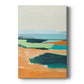 Aqua and Orange II Premium Gallery Wrapped Canvas - Ready to Hang