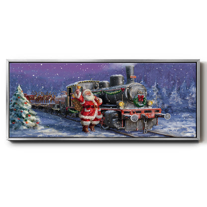 All Aboard - Floater Framed Canvas Print