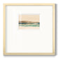 Layered Horizon I - Double Matboard Framed Print