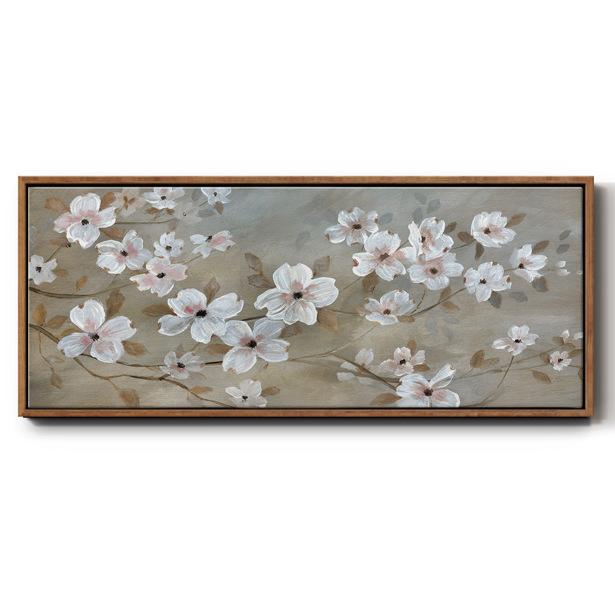 Dogwood Dream - Floater Framed Canvas Print