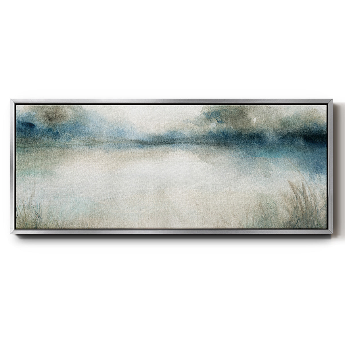 Still Evening Waters I - Floater Framed Canvas Print