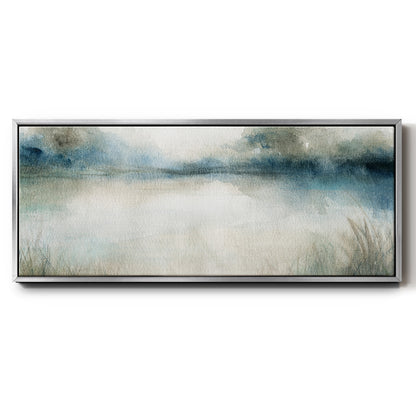 Still Evening Waters I - Floater Framed Canvas Print