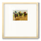 Day at the Race V - Double Matboard Framed Print