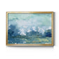 Distant Rain - Modern Framed Canvas Print