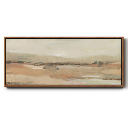 Earth Tone Landscape I - Floater Framed Canvas Print