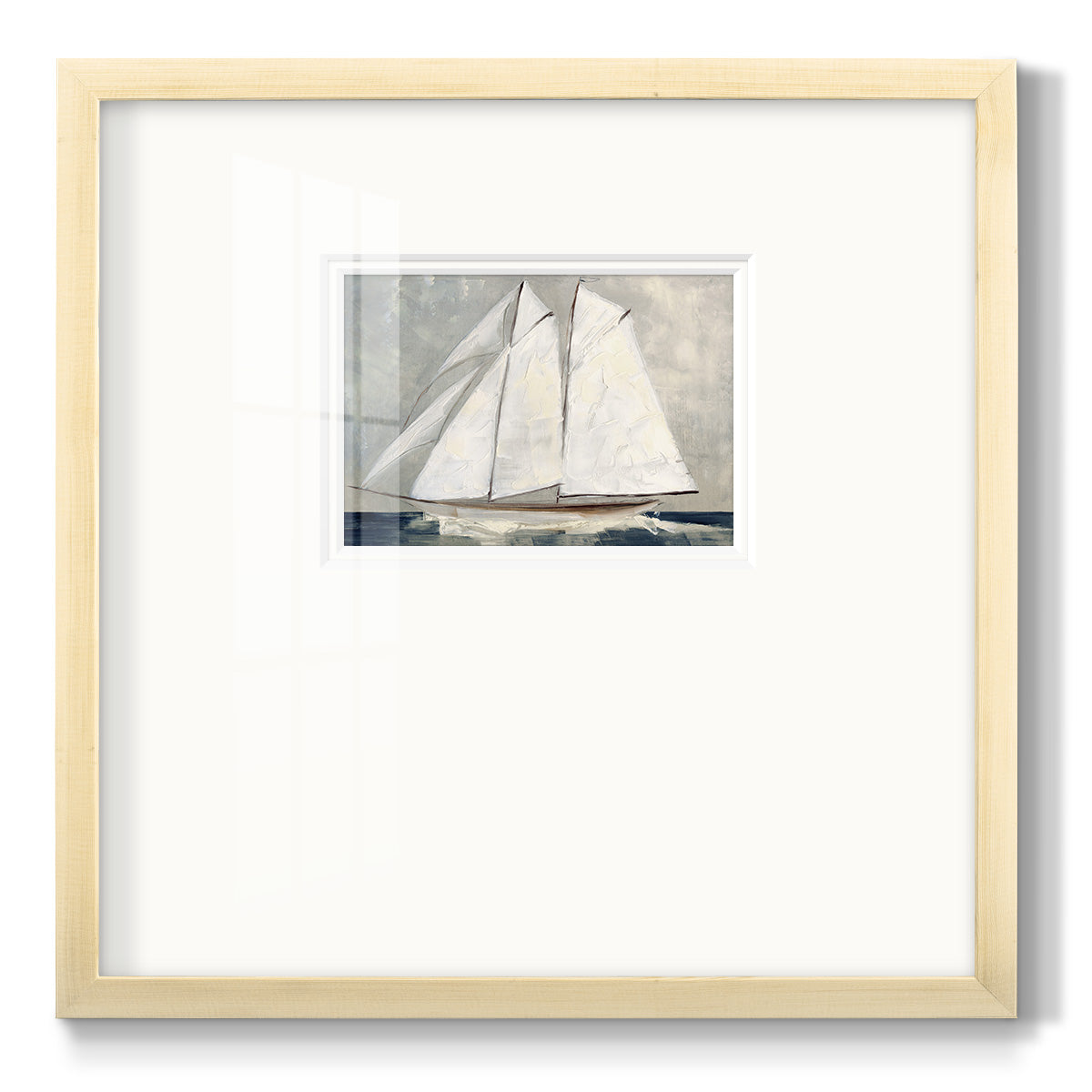 Setting Sail - Double Matboard Framed Print
