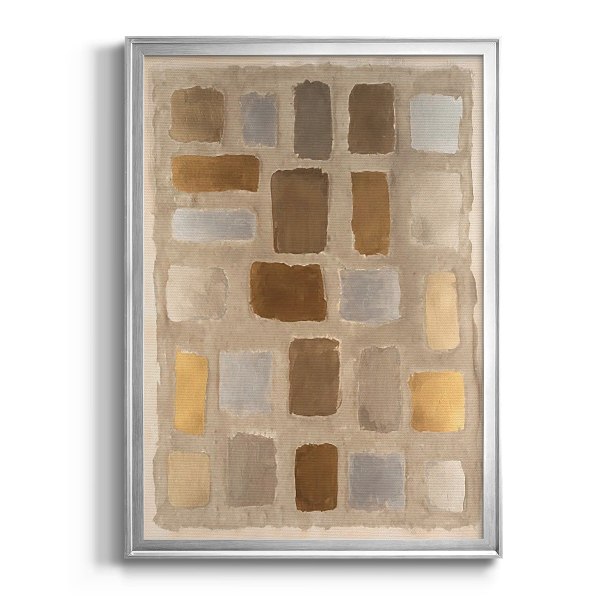 Sand Shaped I - Modern Framed Canvas Print