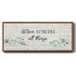 Floral Love - Floater Framed Canvas Print