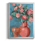 Rosa Blooms I - Modern Framed Canvas Print