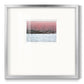 Sunset Snowfall I - Double Matboard Framed Print