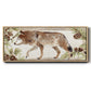 Rustic Barnwood Animals Collection D - Floater Framed Canvas Print