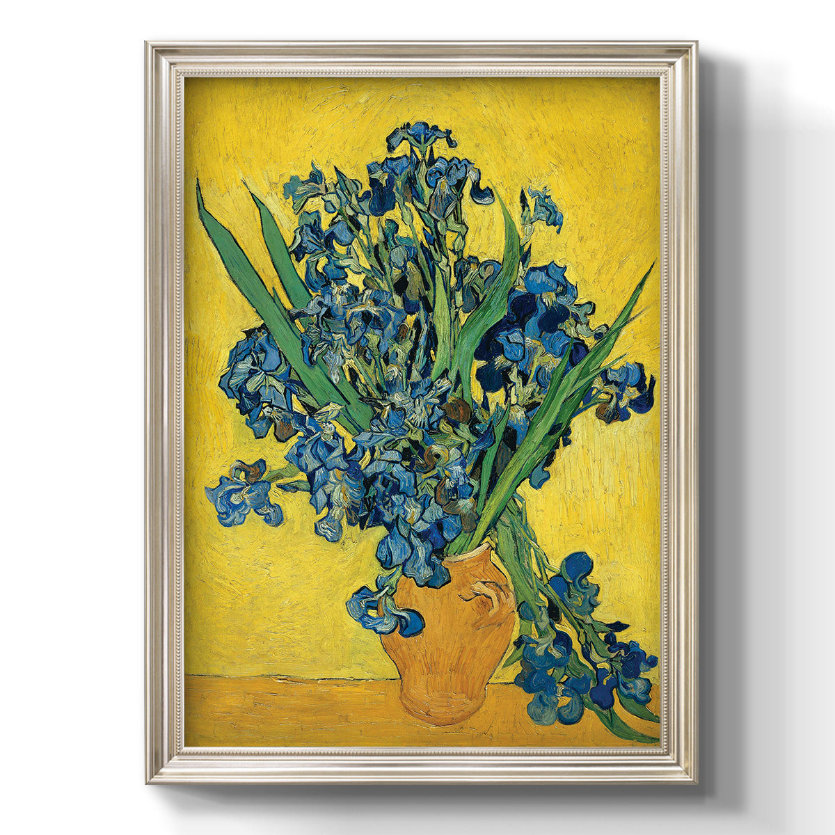 Irises, 1890 - Ornate Framed Canvas Print